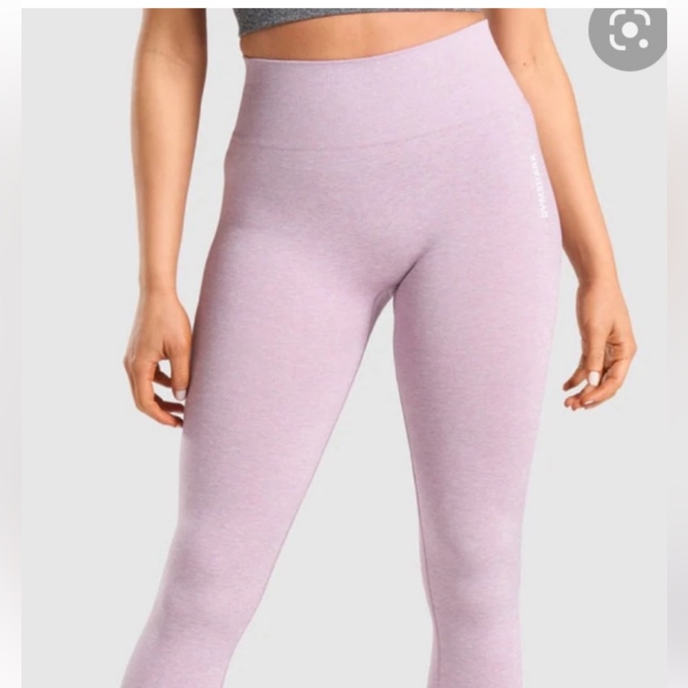 Gymshark Adapt Marl Seamless Leggings light purple